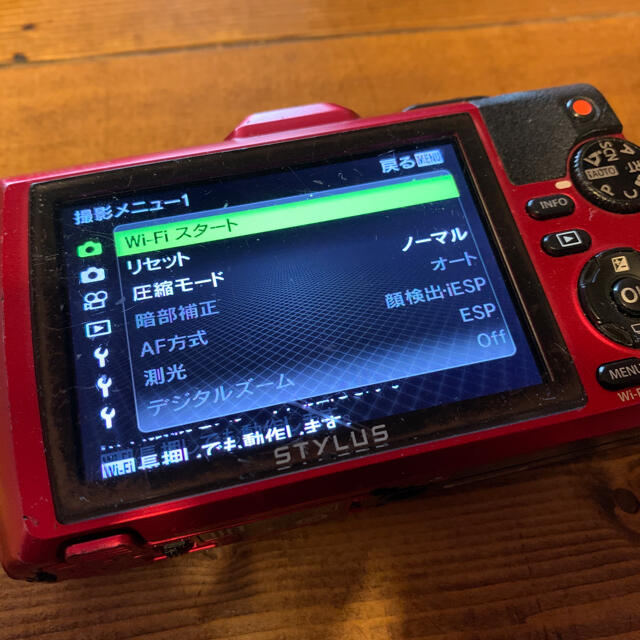 品質極上 オリンパス OLYMPUS TG RED　ソフトケース付き TG-3 デジタルカメラ