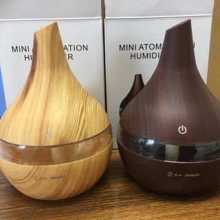 超音波式加湿器2個セット、USB電源、LEDライト(加湿器/除湿機)