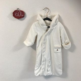 ベビーギャップ(babyGAP)のベビーギャップ 3m〜6m フリース2way 裏ボアカバーオール(カバーオール)