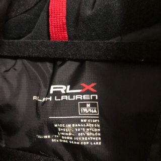 【美品】RLX ラルフローレン ダウンベスト ブラック 表記L