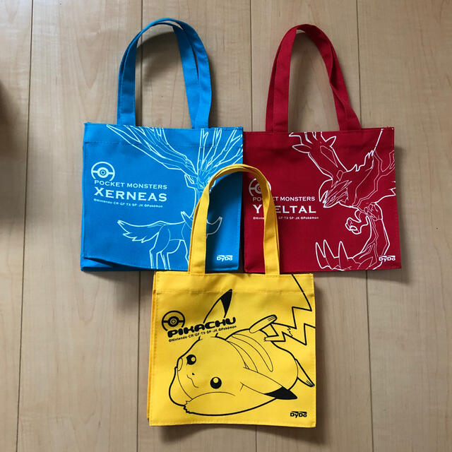 ポケモン　ミニバック　3個セット エンタメ/ホビーのアニメグッズ(その他)の商品写真