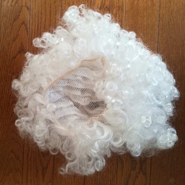 白髪　アフロ　かつら　ウィッグ エンタメ/ホビーのコスプレ(ウィッグ)の商品写真