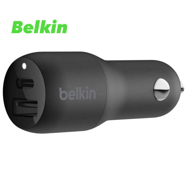 Apple(アップル)のBelkin カーチャージャー 充電器 アダプタ 自動車/バイクの自動車(車内アクセサリ)の商品写真