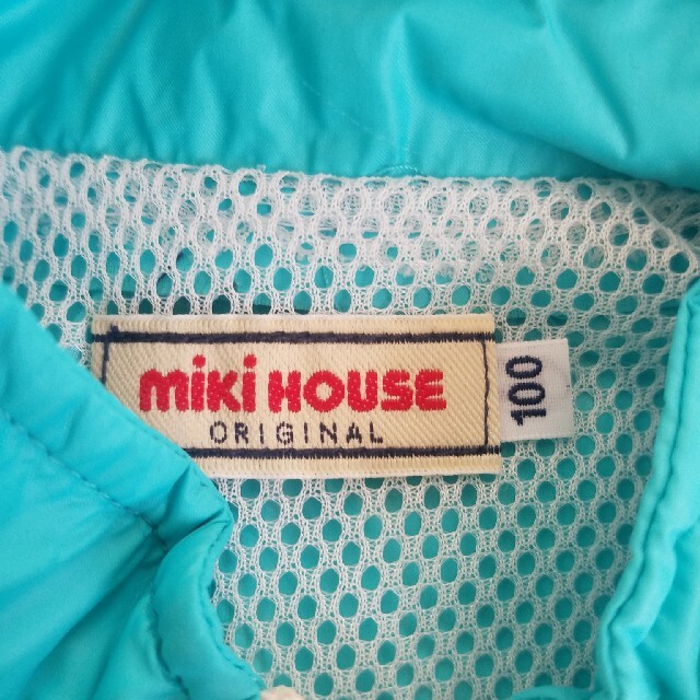 mikihouse(ミキハウス)のミキハウス　プチプッチーウィンドブレーカー　100 キッズ/ベビー/マタニティのキッズ服男の子用(90cm~)(ジャケット/上着)の商品写真