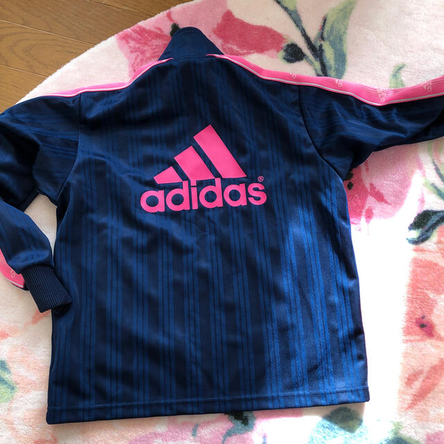 adidas(アディダス)のアディダスジャージ キッズ/ベビー/マタニティのキッズ服女の子用(90cm~)(ジャケット/上着)の商品写真