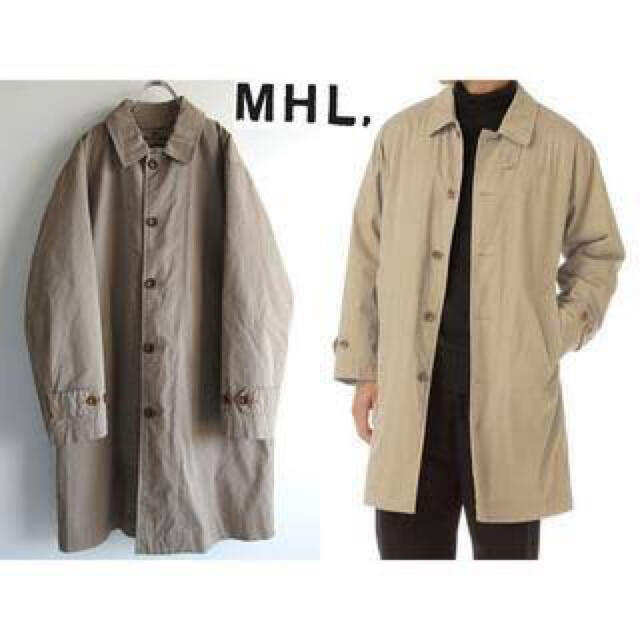 ☆美品☆ MHL ステンカラーコートメンズ