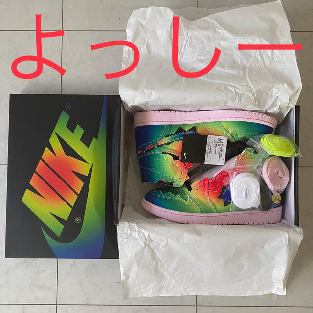 (ボックス蓋つぶれあり)27cm J Balvin Nike AJ1