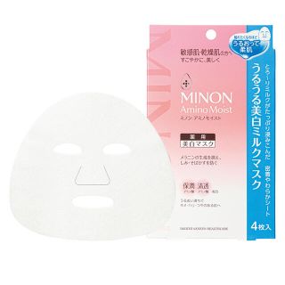 ミノン(MINON)のうるうる美白ミルクマスク　4枚入(パック/フェイスマスク)