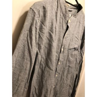 グレーノーカラーシャツ(シャツ)