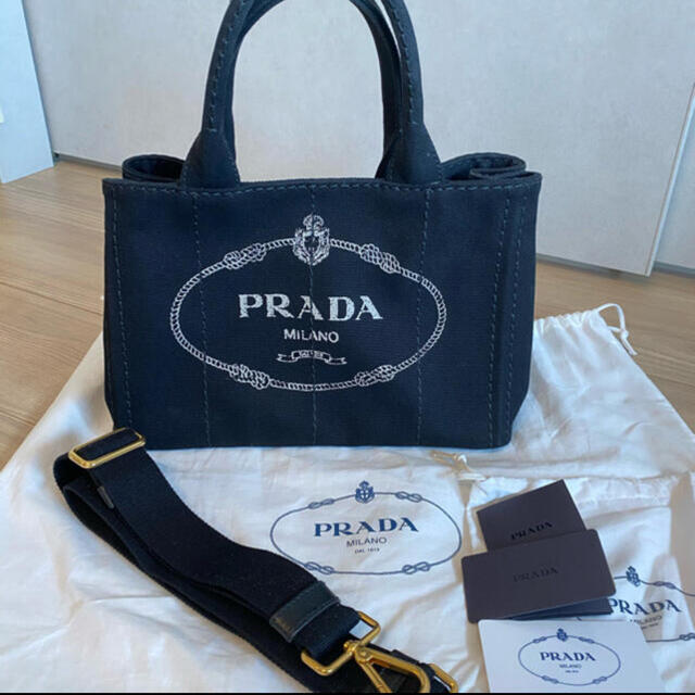 ぴー様専用】美品 正規品 PRADA プラダ カナパ ブラック-