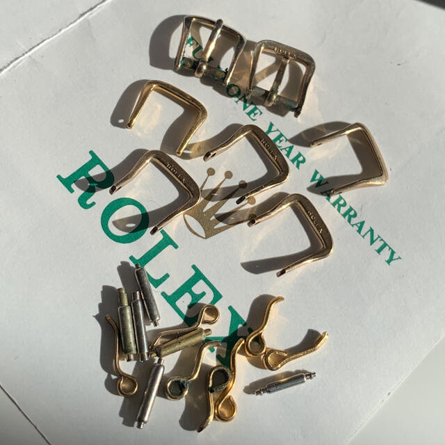 ROLEX(ロレックス)のRolex ロレックス カメレオンレ 金張尾錠 7個 裏側刻印ROLEX　 レディースのファッション小物(腕時計)の商品写真