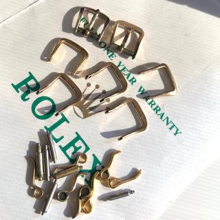 ロレックス(ROLEX)のRolex ロレックス カメレオンレ 金張尾錠 7個 裏側刻印ROLEX　(腕時計)