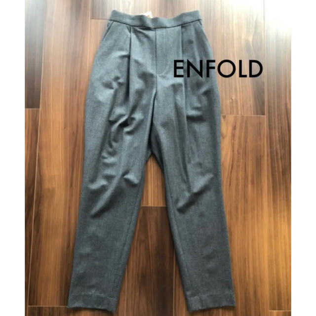 国産原料100% 希少 美品【ENFOLD】プリント ジョッパーズ アート