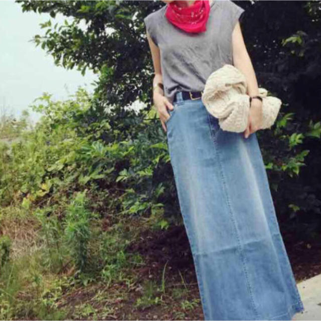 JEANASIS(ジーナシス)のジーナシス  ロングデニムスカート レディースのスカート(ロングスカート)の商品写真