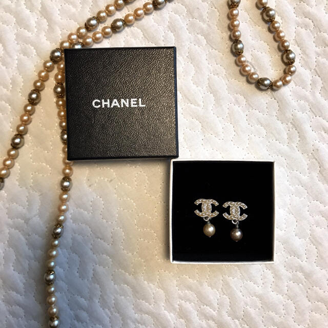 CHANEL シャネル パールイヤリング