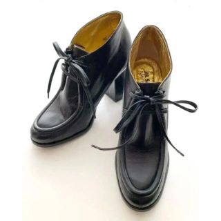 ジルサンダー(Jil Sander)の★新品★JIL SANDER NAVY レースアップアンクルブーツ 黒 35.5(ブーツ)