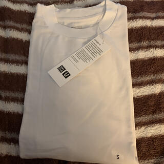 ユニクロ(UNIQLO)のヒートテックコットンクルーネックT ホワイト　White Sサイズ (Tシャツ/カットソー(七分/長袖))