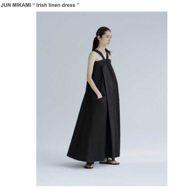 BEAUTY&YOUTH UNITED ARROWS(ビューティアンドユースユナイテッドアローズ)のjun mikami アイリッシュリネンドレス レディースのワンピース(ロングワンピース/マキシワンピース)の商品写真