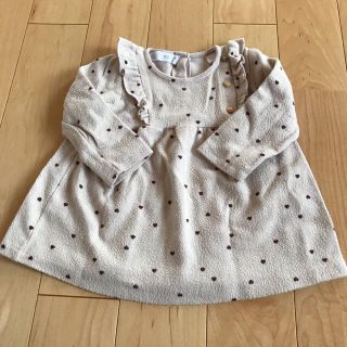 ザラキッズ(ZARA KIDS)のpiko様専用♡ZARA9-12M 80cm ワンピース(ワンピース)