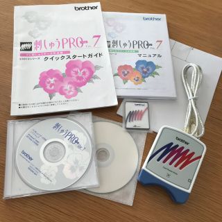 ブラザー(brother)のブラザー ミシン PC 刺しゅうデータ作成ソフト 「刺しゅうPRO Ver.7」(その他)