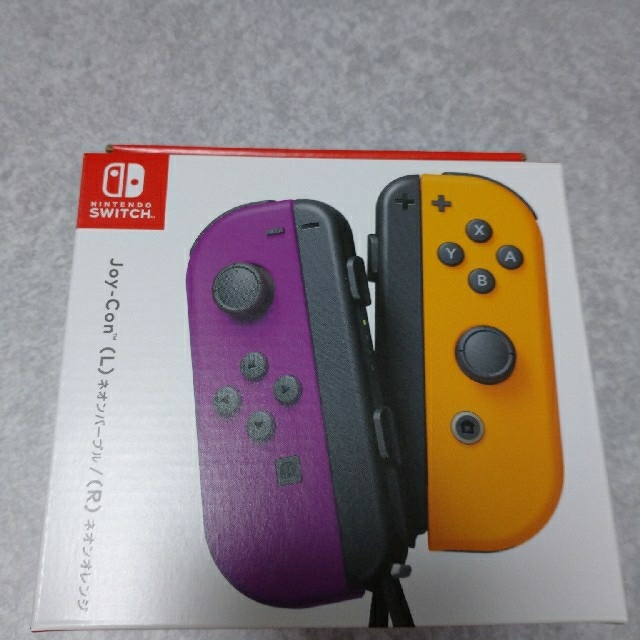 【新品未開封】任天堂 Switch ジョイコン ネオンパープル/ネオンオレンジ