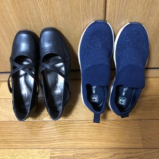 ミッシェルクラン(MICHEL KLEIN)の美品❗️パンプス&スニーカー(スニーカー)