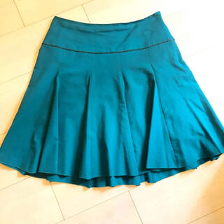 クローラ(CROLLA)のCROLLA フレアスカート みどり色(ひざ丈スカート)
