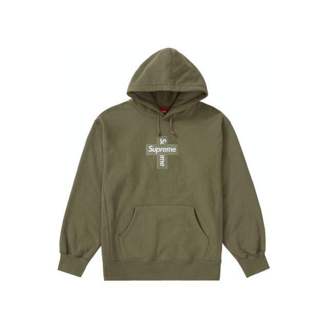 パーカーM Supreme Cross Box Logo Hooded