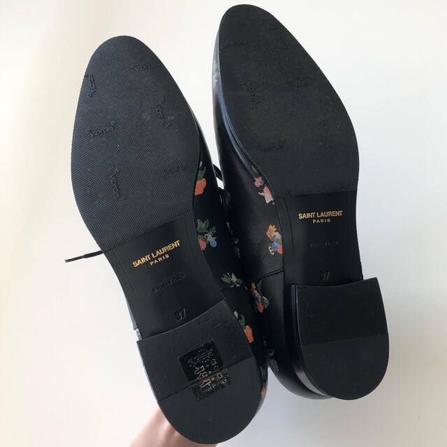 Saint Laurent(サンローラン)の【極美品】サンローラン  レースアップシューズ レディースの靴/シューズ(ローファー/革靴)の商品写真