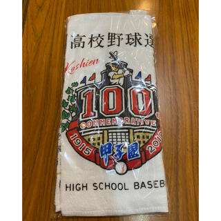 高校野球　100回大会　記念タオル(記念品/関連グッズ)