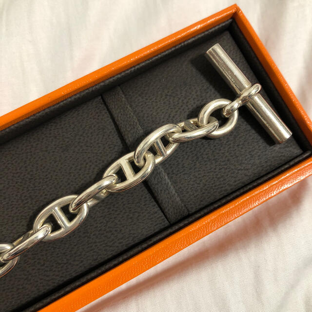 美しい Hermes 15コマ シェーヌダンクル MM HERMES ♡美品♡ 週末限定値下げ‼︎ - ブレスレット/バングル - www