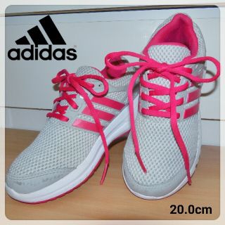 アディダス(adidas)のadidas 20cm スニーカー ライトグレー (スニーカー)