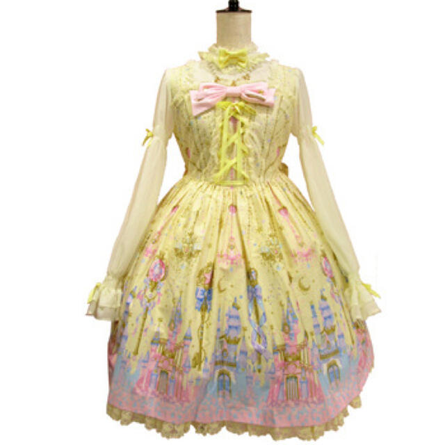 angelicprettyMagic Princessワンピース3点セット　イエロー