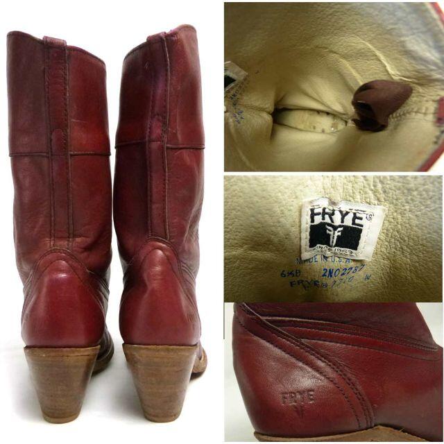 FRYE(フライ)のUSA製 FRYEフライ ウエスタンブーツ 6 1/2B(23cm相当) レディースの靴/シューズ(ブーツ)の商品写真