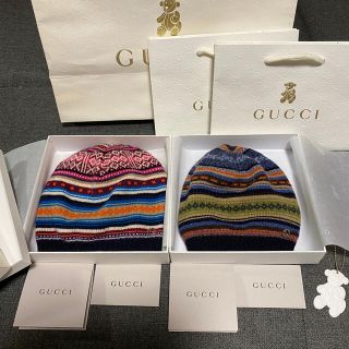 グッチ(Gucci)の☆saki様専用☆  GUCCI グッチ ニット帽 ペア ベビー キッズ(帽子)