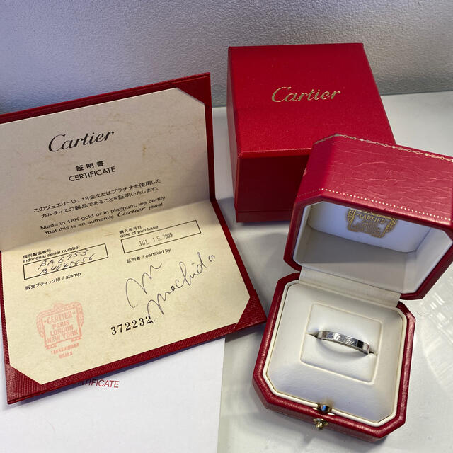 Cartier 直営店購入 カルティエ ラニエール リング ホワイトゴールド 56 指輪の通販 By Yuu カルティエならラクマ