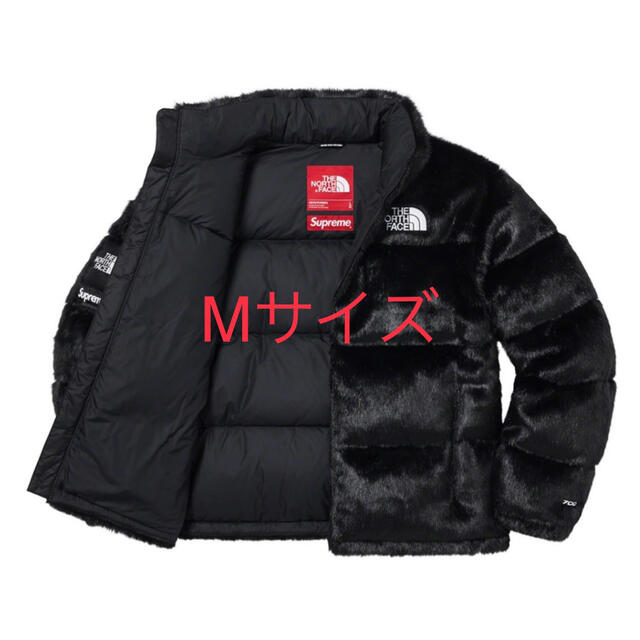 Supreme - Supreme/TNF Faux Fur Nuptse Jacket Black