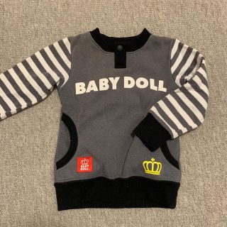 ベビードール(BABYDOLL)のベビードール　裏起毛トレーナー　90(Tシャツ/カットソー)