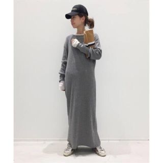 アパルトモンドゥーズィエムクラス(L'Appartement DEUXIEME CLASSE)のL'Appartement Rib Knit ワンピース(ロングワンピース/マキシワンピース)