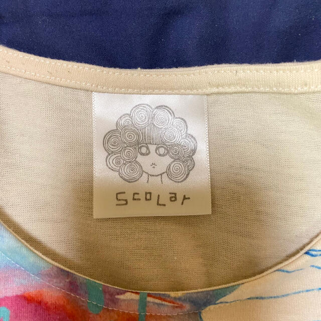 ScoLar(スカラー)のScoLar スカラー　レースが可愛い　ゆったり　Tシャツ レディースのトップス(Tシャツ(半袖/袖なし))の商品写真