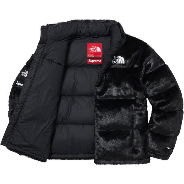 Supreme North Face Faux Fur Nuptse ジャケット