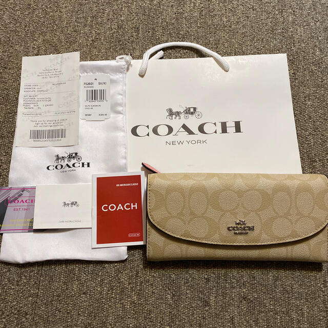 COACH 長財布 アウトレット 正規品