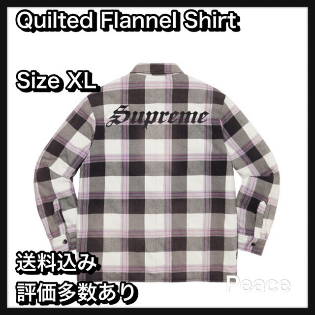 【XL】Quilted Flannel Shirt シャツ