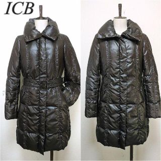 アイシービー(ICB)の90%★ロングダウンコート【ICB】レディース９　茶(ダウンコート)