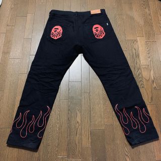 アベイシングエイプ(A BATHING APE)のBAPE FLAME DENIM(デニム/ジーンズ)