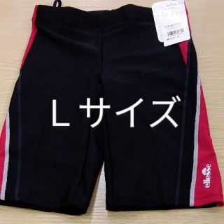 エレッセ(ellesse)の新品●エレッセ　メンズ水着　ボックスタイプ　レッド　Ｌサイズ(水着)