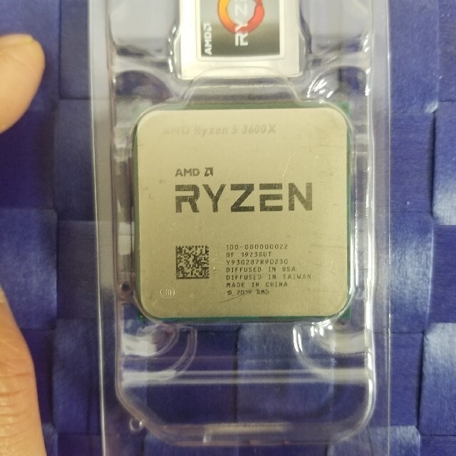 動作確認済　AMD RYZEN 5 3600X 外箱なしPC/タブレット