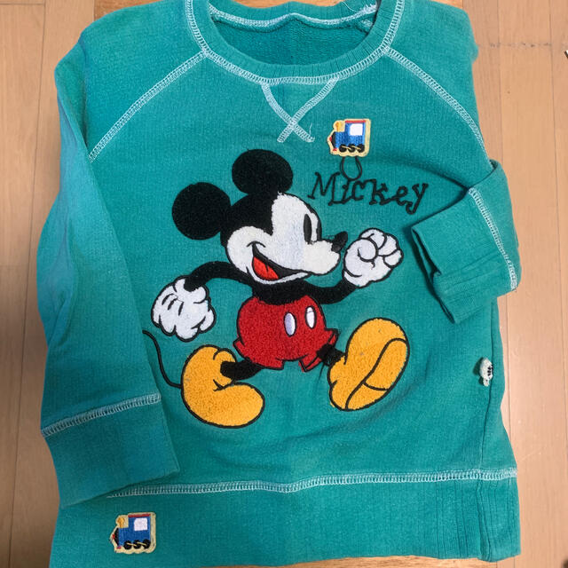 Disney(ディズニー)のトレーナー　ミッキー マウス　120センチ キッズ/ベビー/マタニティのキッズ服男の子用(90cm~)(Tシャツ/カットソー)の商品写真