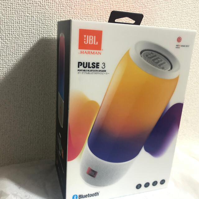 新品 未使用 JBL PULSE 3 スピーカー 白 - スピーカー