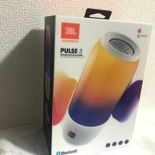 新品 未使用　JBL PULSE 3 スピーカー 白(スピーカー)